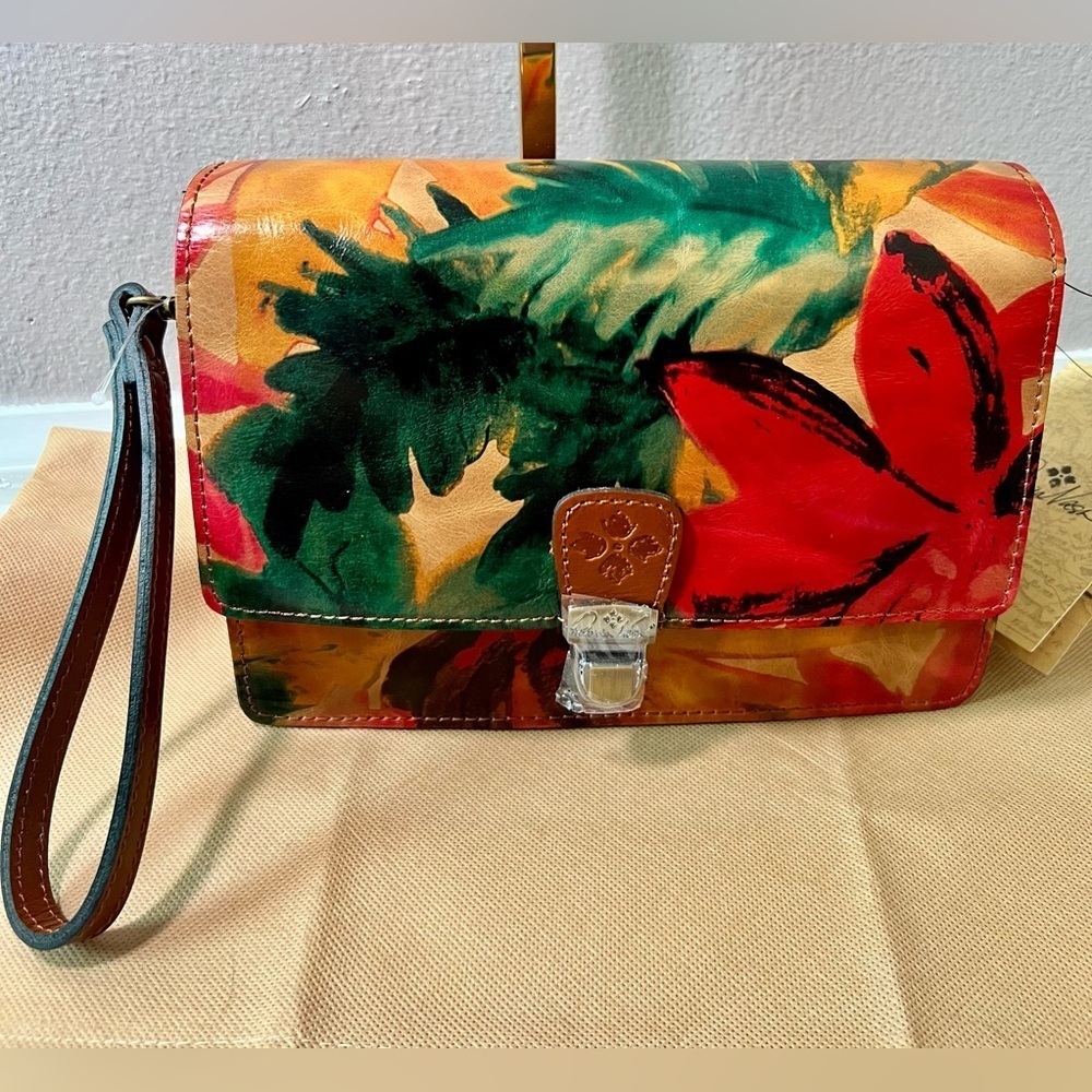 Patricia Nash Leather Lanza Crossbody Organizer
